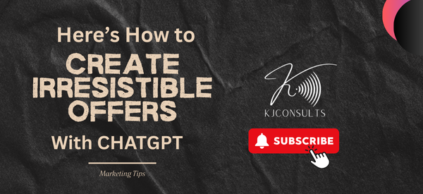 Create Irresistible Offers Using ChatGPT
